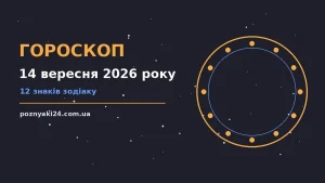 Гороскоп на 14 вересня 2026 року: корисний прогноз на день про можливості й обережність