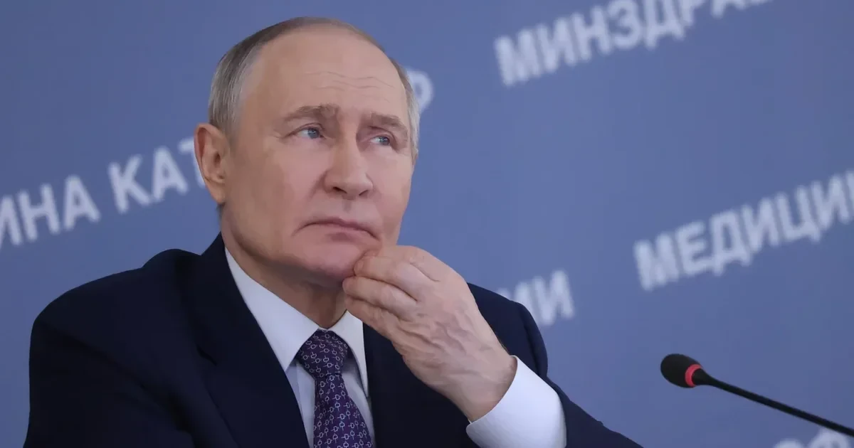 Володимир Путін (портретне фото очільника росії)